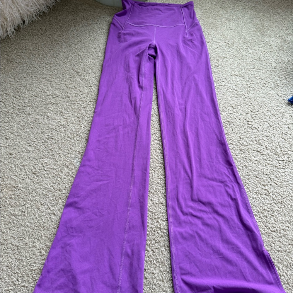 Purple Women's Wide-Leg Pants